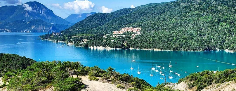Lac Serre-Ponçon de Baie St-Michel à Chanteloube