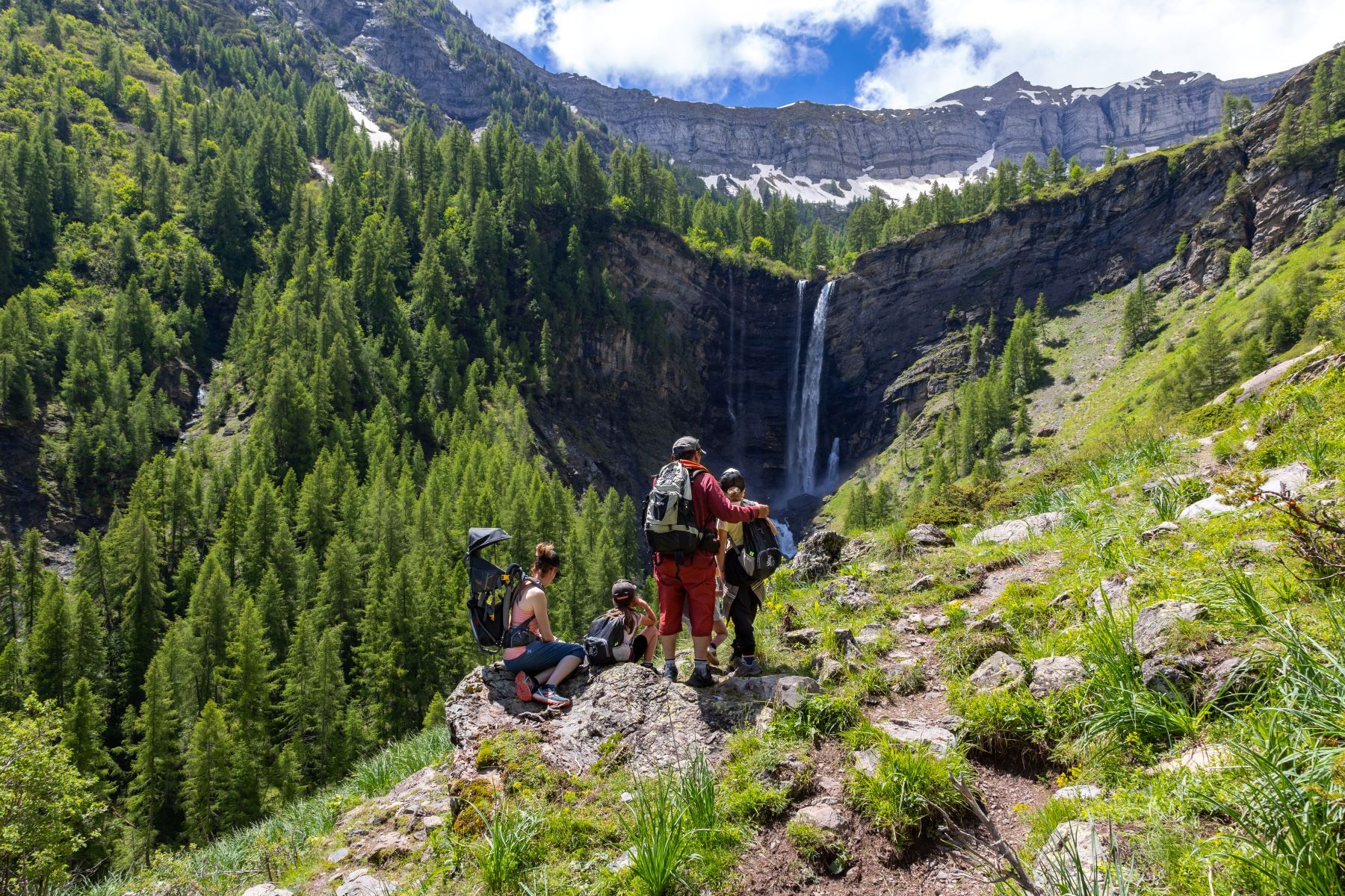 Cascade de la Pisse en Champsaur